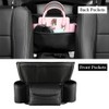 OtpOutopa Car Handbag Holder Between Seats, PU Leather Large Capacity