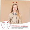 SAFIGLE 2Pcs Strawberry Headbands for Fun Fruit Hair Accessories for
