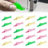 20Pcs Fish Mouth Sewing Machine Needle Threader, Sewing Machine Needle