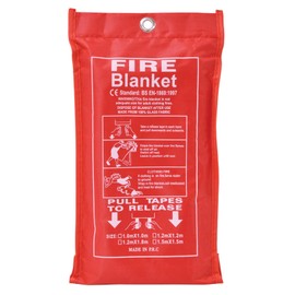 Groß Fire Blanket Für Workplace/Home 1 m Glass Fabric Schnell Freigabe [1 Meter]