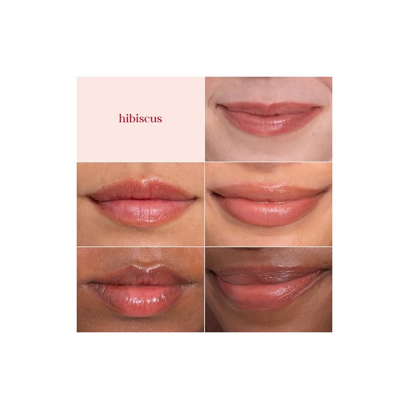 Bálsamo Labial Tintado Natural Burt Bees Hibiscus Unidades