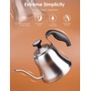Chefbar Tea Kettle with Thermometer for Stove Top Gooseneck Kettle,