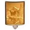 Half Dome at Yosemite- El Capitan Curved Porcelain Lithophane Night