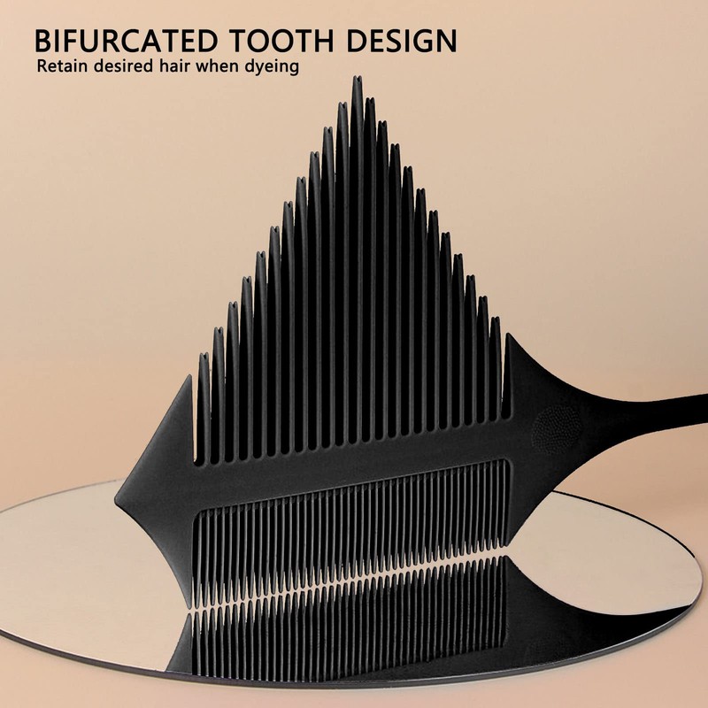 Hair Dye Highlighting Comb, Home Salon Weaving Sectioning Tail Comb