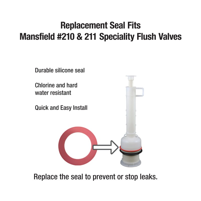 Fluidmaster K-400A-023 Mansfield Toilet Fill Valve and Flush Valve Seal