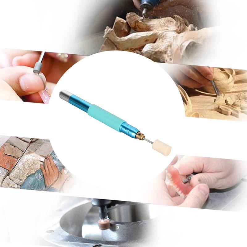 Electric Engraving Pen Stainless Steel Rechargeable Ergonomic Handle Sensitive Switch