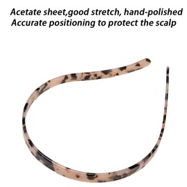 Leopard Print Acetate Hair Claw Clip for Women, Non-Slip Fine Tooth Hair Claw with High Crown Effect, Fashion Hair Accessories for Women (amber, A)
