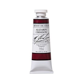 M. Graham Artist Oil Paint Alizarin Crimson 1.25oz/37ml Tube