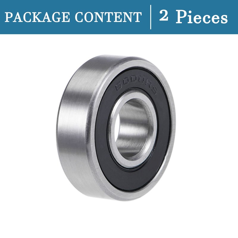 QUARKZMAN 6000-2RS 10 x 26 x 8 mm Ball Bearings