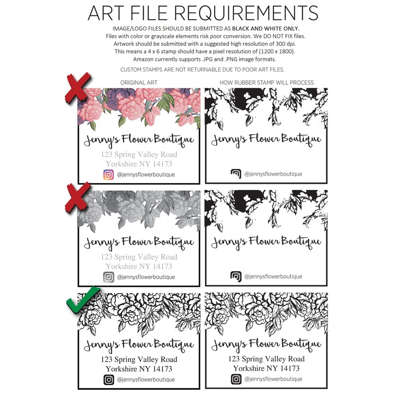 Trodat 4912: 1" x 2-3/4" Custom Self-Inking Stamp