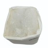 Karma Gems Raw White Quartz Flat Stone - Heals Emotional