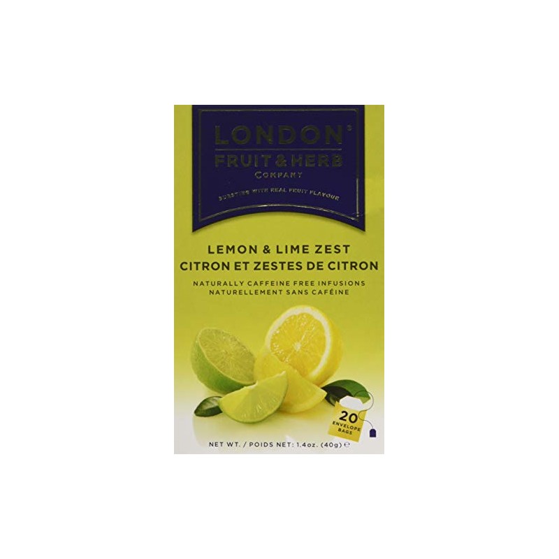 London Fruit And Herb Lemon and Lime Zest 20 Teabags