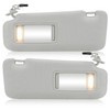 Left Driver Right Passenger Side Car Sunvisor with Lights Fit