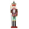 SurpriseSeptember Christmas Nutcracker Ornament,12 inch Traditional Painted Wooden Nutcracker Soldier