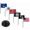 RFCO US ARMED FORCES Military Desk Flag Set 4"x6" Flags