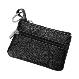 Key Case Leather Black Modern Classic, black, Minimalist