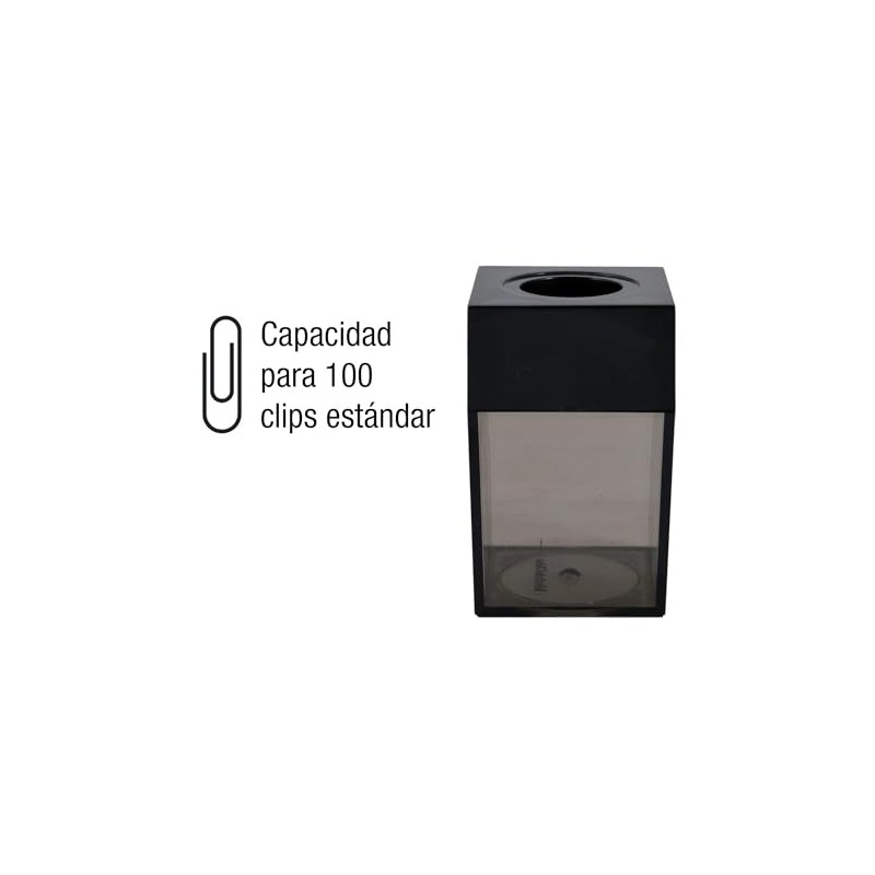 ACCO Portaclips Magnético Color Humo, Capacidad 100 Clips. P2000