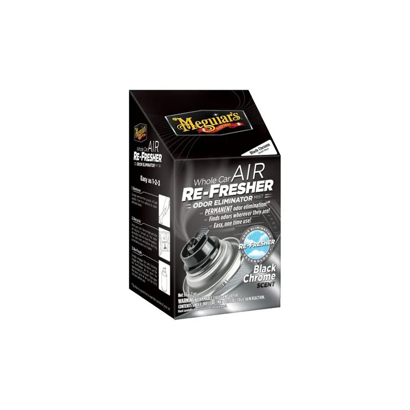Meguiars Air Refresher Eliminador Olor Cromo Negro G181302