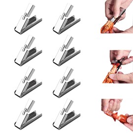 Crawfish Peeler Tool, Stainless Steel Crawfish Tail Peeler Tool, Crawfish Sheller Seafood Tool, Efficient Easily Peeling Shrimp Tails, Crawfish Tail Remover Tool for Kitchen Restaurant (8PCS)