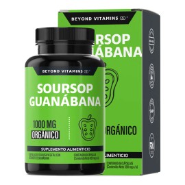 Soursop Guanbana 1000mg Beyond Vitamins  Extracto Orgnico De Guanbana En Polvo  Alta Concentracin 101  Vitaminas Mujer  Hombre - Antioxidante Origen  