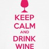 CafePress Keep Calm and Drink Wine Dog T Shirt Dog