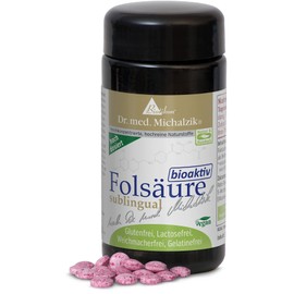 Dr. Michalzik Bioactive Folic Acid (Vitamin B9) – 120 Tablets – 800 Micrograms per Tablet Bioactive Folic Acid – No Additives BIOTIKON®