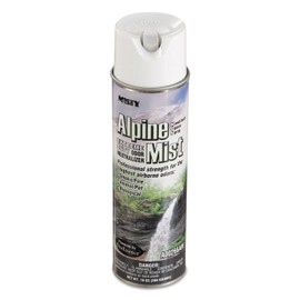 Misty Air Freshening Deodorizing Spray - Alpine Mist - 10 oz (Case of 12) 1039394 - Premium Odor Neutralizer for Smoke, Organic Decay, and Other Unwanted Odors