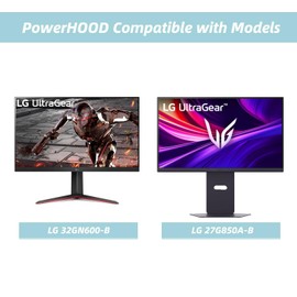 PowerHOOD 19V AC/DC Adapter Compatible with LG 32GN600-B 27G850A 27G850A-B Ultragear 4K UHD IPS Gaming Monitor DA-48F19 MS-V2530R190-048L0-US 19VDC DC19V 19 Volt Power Supply Cord Charger Cable PSU