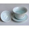 Gaiwan Chinese 6oz Sancai Terrine Tray Cup Tea Set Bowl