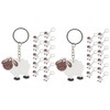 Vaguelly Pack of 24 Key Pendants for Sheep Sheep Key