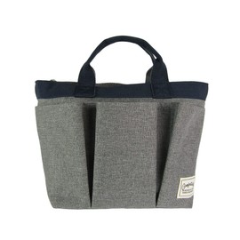 [Porta Fortuna] Cacha Cacha Mini Tote Bag, Lunch Bag, Tote Bag, Mini 3 Pockets, Women's, 4069 Blue (Gray) (Gray)