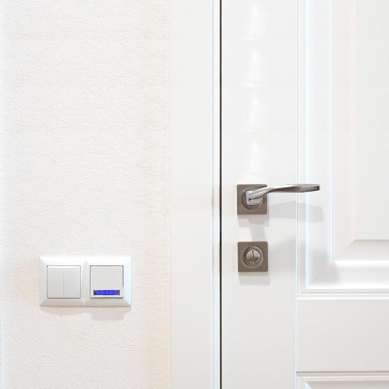 Flush-Mounted Bell Push Button LED Name Plate Plug-In Terminal All-in-One