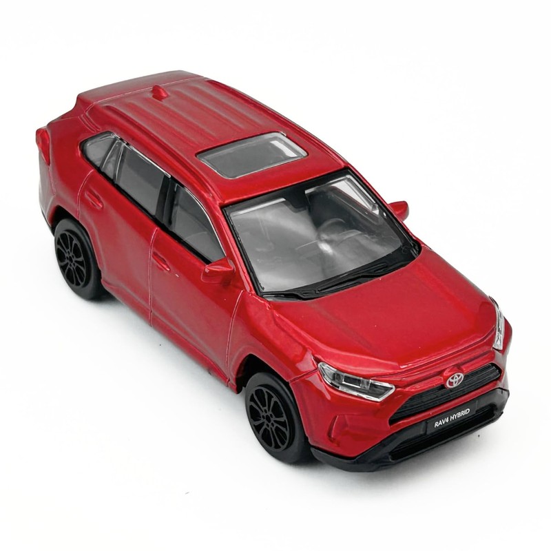 Bburago 18-30466 RE 1/43 Toyota 2022 RAV4 Red Mini Car