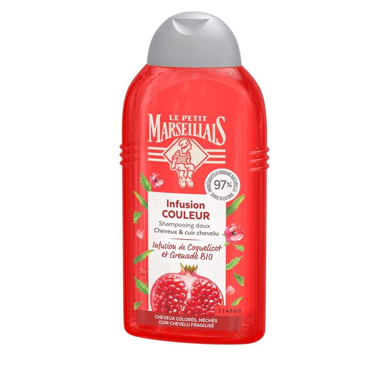 Le Petit Marseillais Organic Poppy and Pomegranate Color Infusion Shampoo
