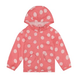Carter's Baby Girl's Water-Resistant Lightweight Windbreaker, Pink Sherbet