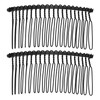 VOCOSTE Anti-Slip Hairside Comb Axserie Metal Black Hair Side Comb