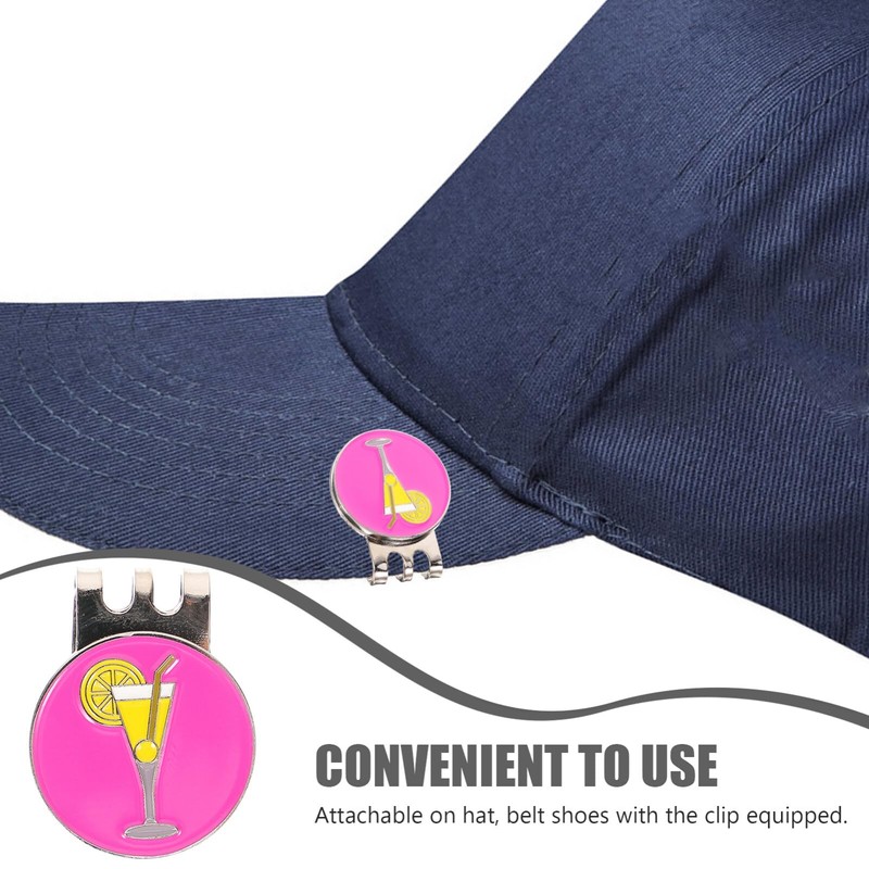 Sosoport Portable Golf Hat Clip Marker Stylish Golf Accessories for