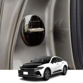 Kakash Toyota Dedicated Stainless Steel Door Lock Cover, Protective Buckle Cover, Rust Resistant, Latch Stop, Interior Molding, Stainless Steel, Steel Car Styling, Exterior Custom Parts, Accessories