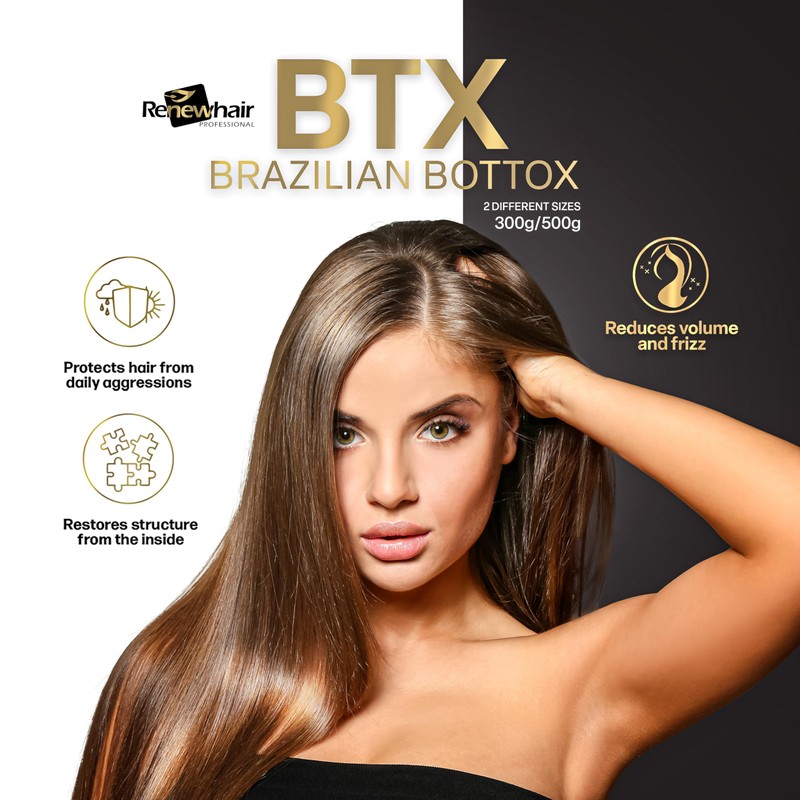 Renew Hair Professional Hair Mask BTX 300g Botosmart Brazilian Treatment