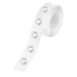 Pack of 60 NFC Tags, 25 mm NFC Stickers, Round Transparent Sticker Tag, Transparent Chip, Suitable for Use in Schools, Libraries, Hospitals etc. for all NFC-enabled phones and devices.