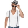Smiffys Ska Two Tone Instant Kit, Black & White with