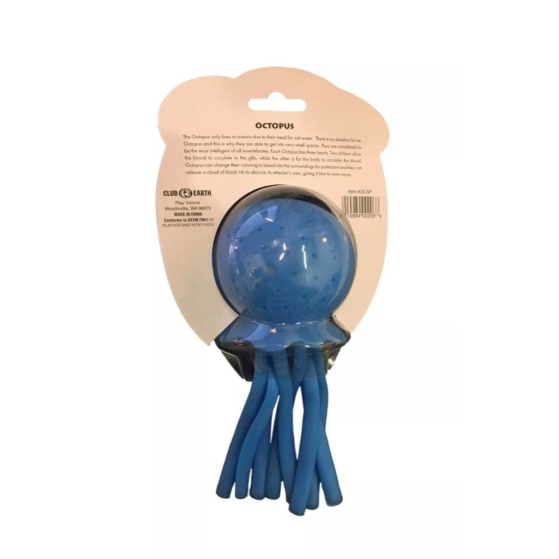 Club Earth Octo-Splash Pool Toy Water Bomb Splash Ball BLUE