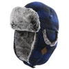 Comhats Trapper Hat Aviator Earflap Hat Faux Fur Warm Winter