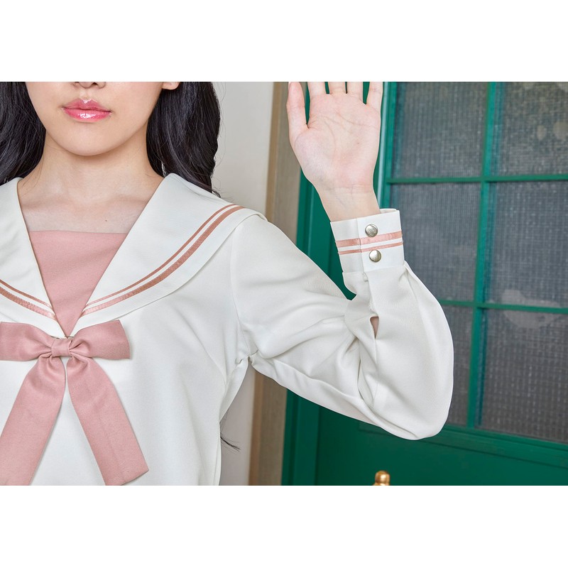 Clearstone Ulzzang Sailor Cosplay Halloween Sailor Dusty Pink Ladies Pink
