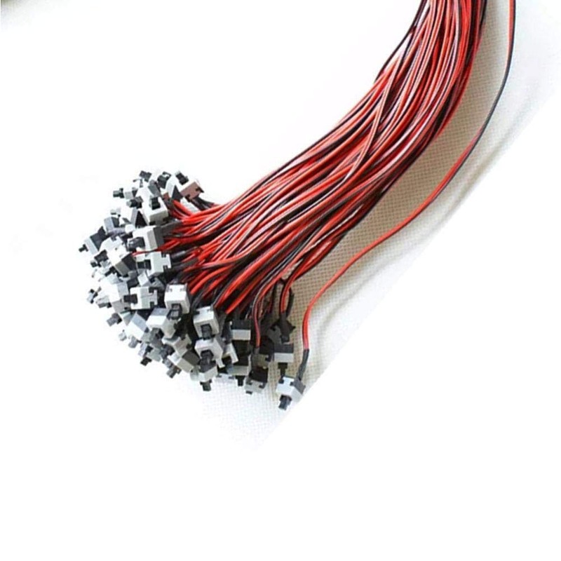 Dpofirs ATX Chassis Jumper Switch Cable, Computer Case Contact Type