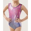 Gogokids Girls' Three Piece Gymnastics Set, Sleeveless Leotard with Shorts