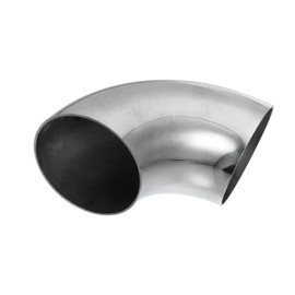 ACROPIX 1pcs OD 3 Inch 90 Degree Mandrel Bend Elbow SS304 Stainless Steel Bend Tube Exhaust Elbow Pipe for Car Modified Exhaust System 3" Piping Silver Tone Car Parts