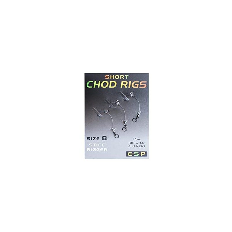 ESP Short Ready Tied Chod Rigs: 8