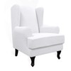 Easy-Going Stretch Wingback Chair Sofa Slipcover 2-Piece Sofa Cover Furniture