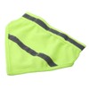 2pcs/set Pet Dog Reflective Saliva Towel Triangle Scarf (Fluorescent Yellow